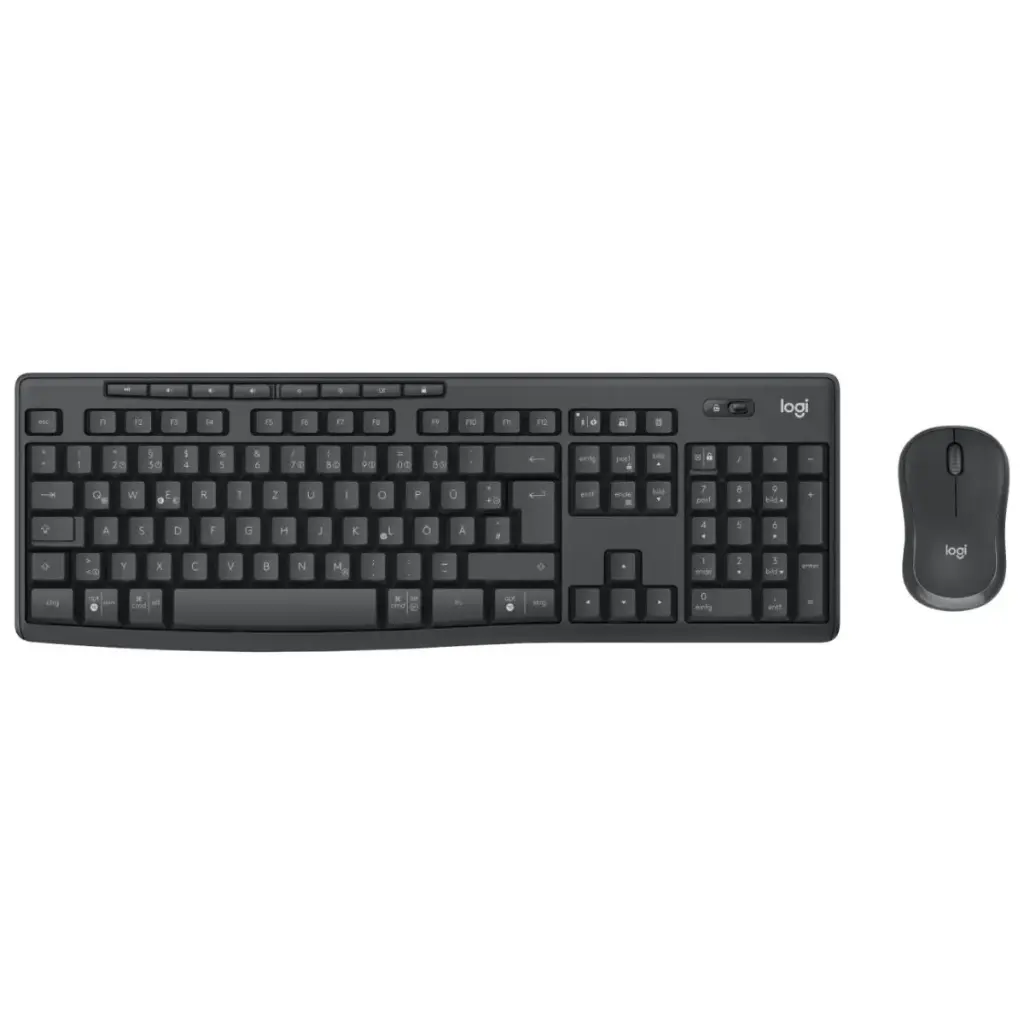 Logitech Kit Mouse And Keyboard Wireless MK270 Black 920-004511