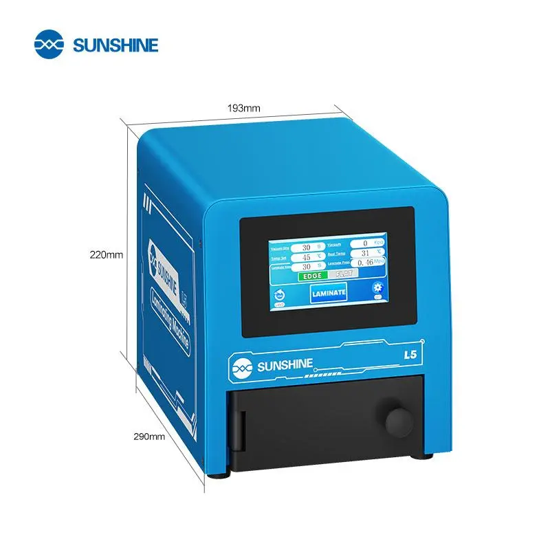 Sunshine Laminatrice Intelligente Da 8'' Per Schermi LCD Piatti e Curvi (L5)