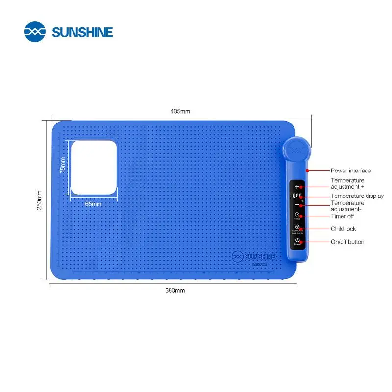 Sunshine Strumento Di Apertura per Display LCD Con Riscaldamento Rapido In Silicone LS3 Plus