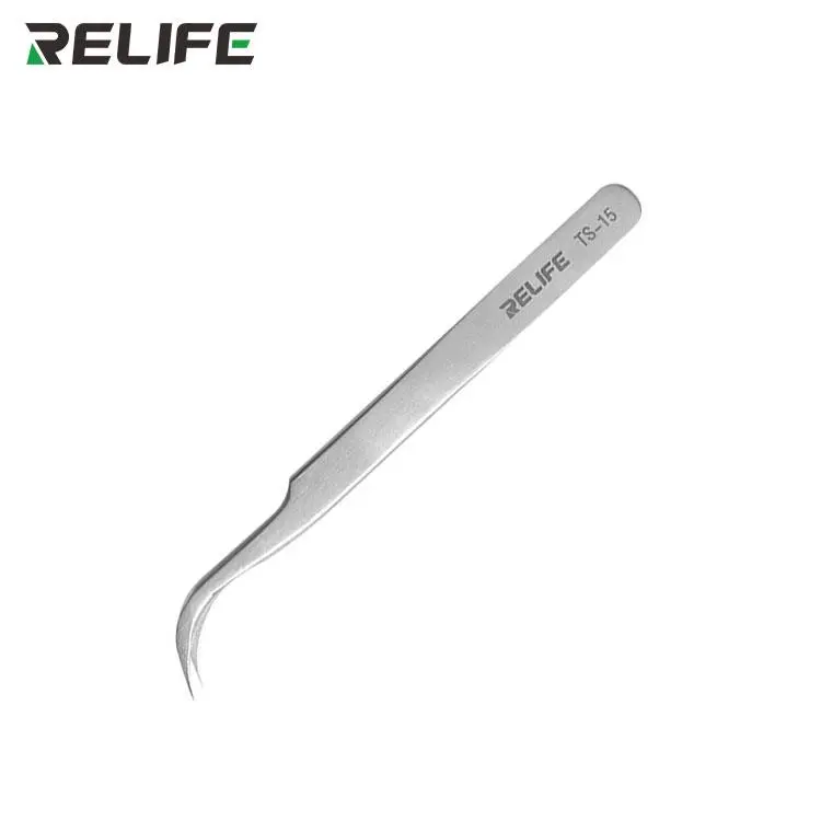 Relife Curved-Tip Tweezers TS-15 