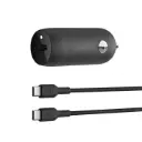 Belkin Charger for Auto USB-C 30W + Cable Type-C To Type-C (1m) Black CCA004BT1MBK-B6