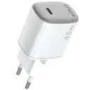 Celly Caricabatterie 45W USB-C GaN White UPTC1USBC45WWH