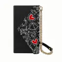 Celly KEITH HARING Universal Pouch Compatible with Smartphones up to 6.7" Black KHPHONEBAG