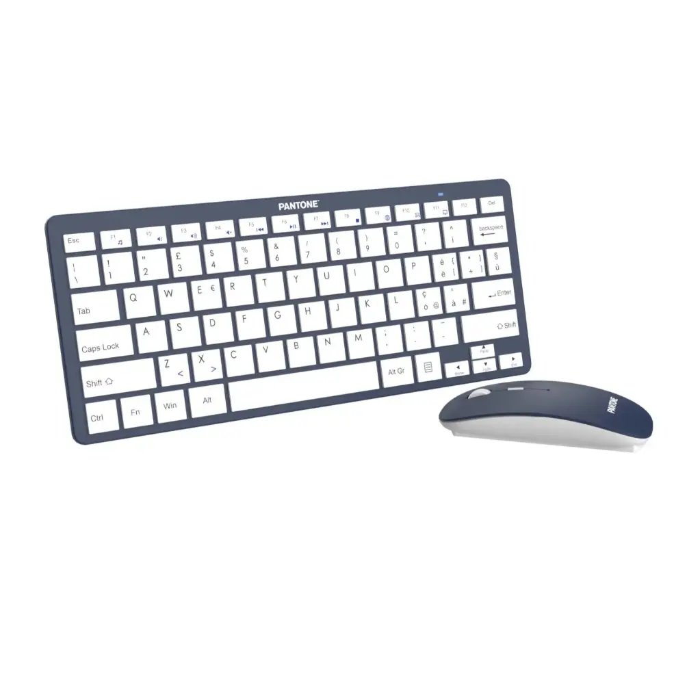 Celly Pantone Kit Mouse And Keyboard Blue PT-KB09N