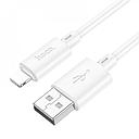 Hoco data cable Lightning 1mt 2.4A fast charging white X88