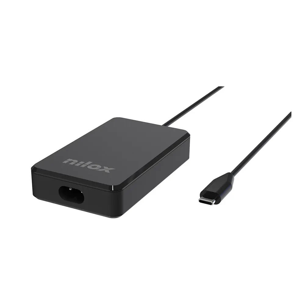 Nilox Caricabatterie USB-C 100W GaN Universale Black NXPDCGAN100W