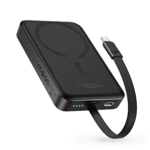 Baseus Power Bank 10000mAh 30W Magnetic Wireless Mini Fast Charge with cable Type-C Cluster Black P1002210B113-00