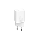 Baseus Caricabatterie USB-C 30W Super-Si QC White CCSUP-J02