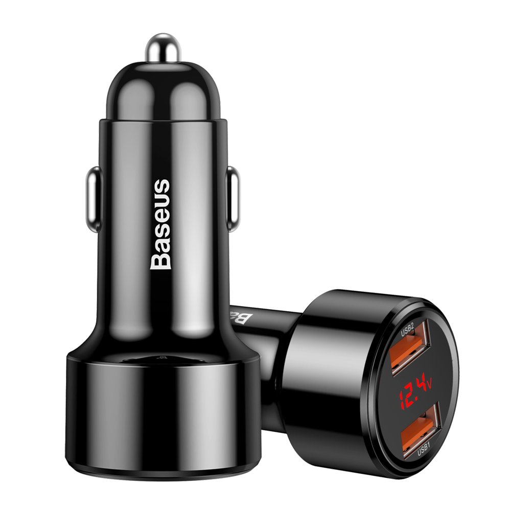 Baseus Charger for Auto 2 Ports (2 USB) 45W Magic Black CCMLC20A-01