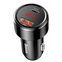 Baseus Caricabatterie per Auto 2 Porte (USB+USB-C) 45W Magic Black CCMLC20C-01