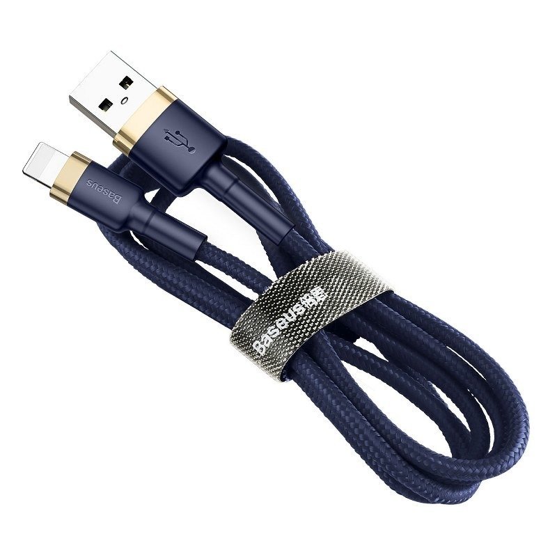 Baseus Cavo Dati Lightning (1m) 2.4A Cafule Gold Blue CALKLF-BV3