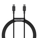 Baseus Data Cable Type-C to Type-C (1m) 100W Superior Black CATYS-B01