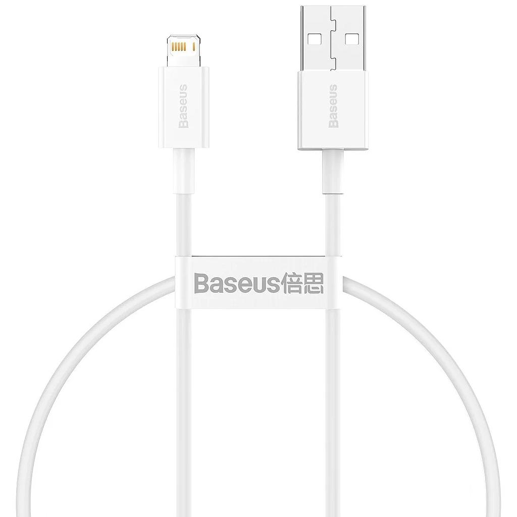 Baseus Superior Series Cavo Dati Lightning 2.4A 25cm white CALYS-02