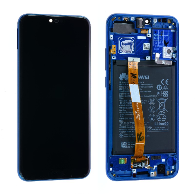 Huawei Display Lcd Honor 10 COL-L29 blue with battery 02351XBP