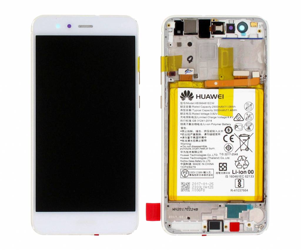 Huawei Display Lcd P10 Lite WAS-LX1A white with battery 02351FSC 02351FSB