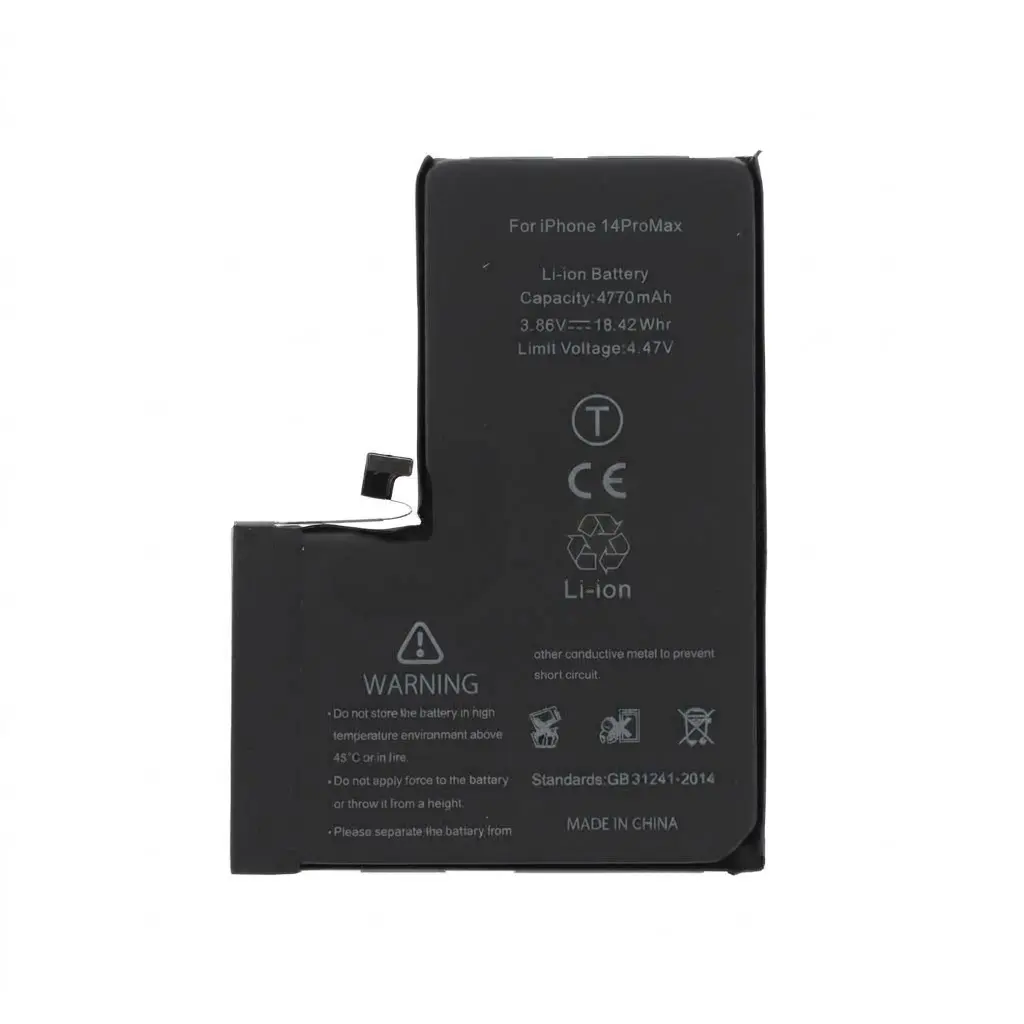 Apple Batteria iPhone 14 Pro Max Alta Capacità Chip Ti Compatibile
