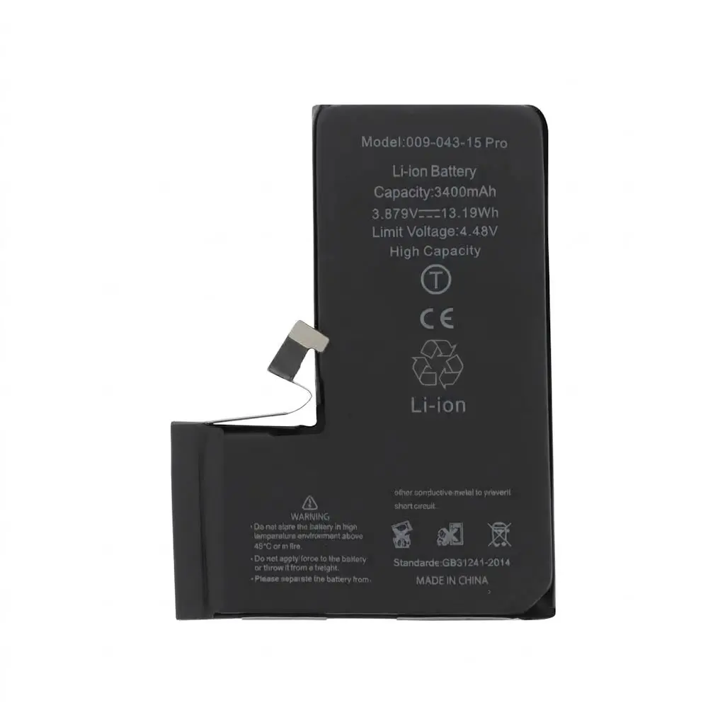 Apple Batteria iPhone 15 Pro Alta Capacità Chip Ti Compatibile