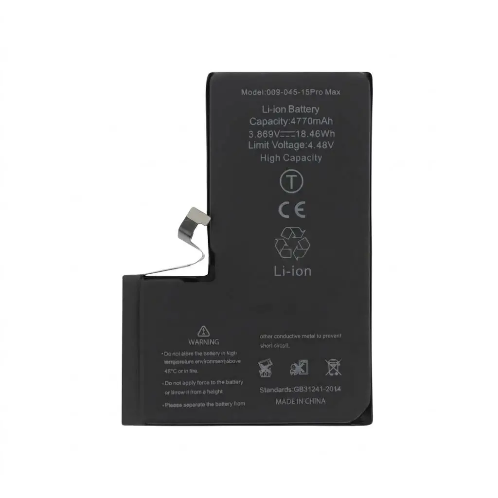 Apple Battery iPhone 15 Pro Max High Capacity Chip Ti Compatible