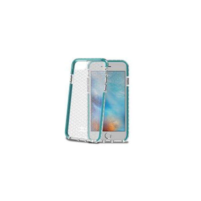 Celly Custodia iPhone 6, iPhone 6S, iPhone 7, iPhone 8, iPhone SE 2020 Hexagon Tiffany