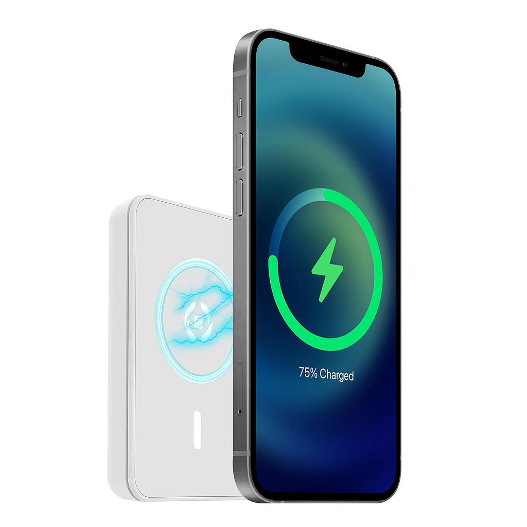 Celly Power Bank 5000mAh 10W con MagSafe MAGPB5000WH