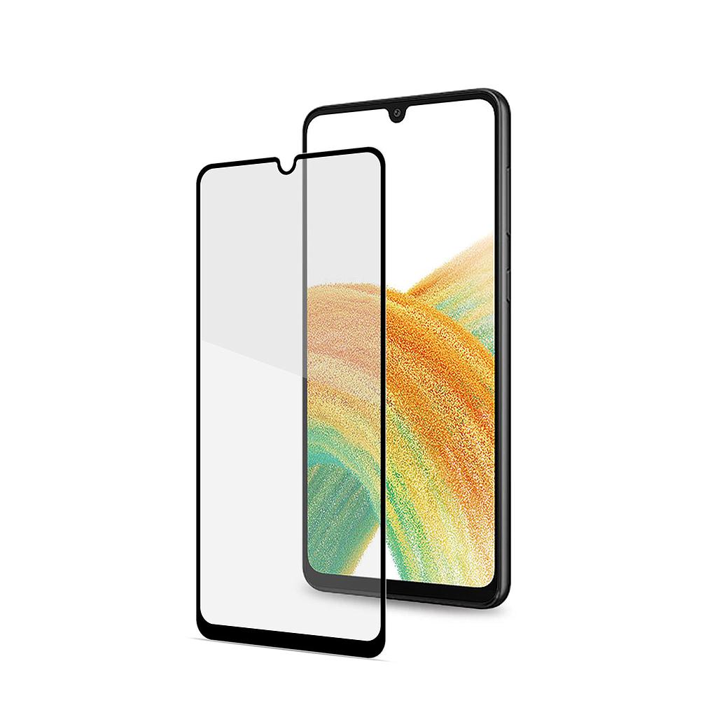 Celly Tempered Glass For Samsung A33 5G Full Glass Black FULLGLASS989BK
