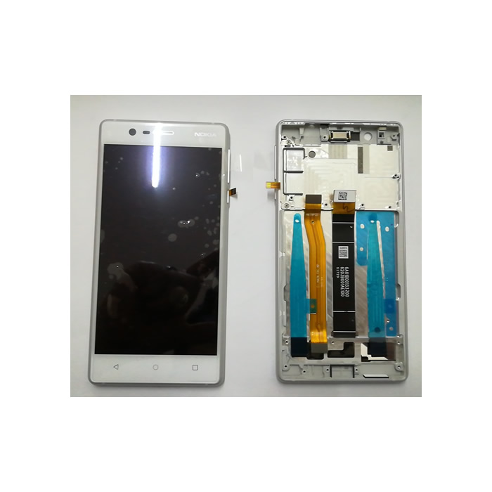 Display Lcd Nokia 3 TA-1020 TYPE B silver 20NE1SW0003 con frame