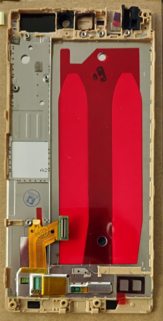 Huawei Display LCD P8 Gold With Frame Compatible