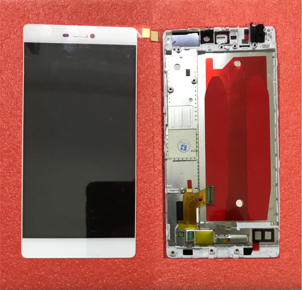 Huawei Display LCD P8 White With Frame Compatible