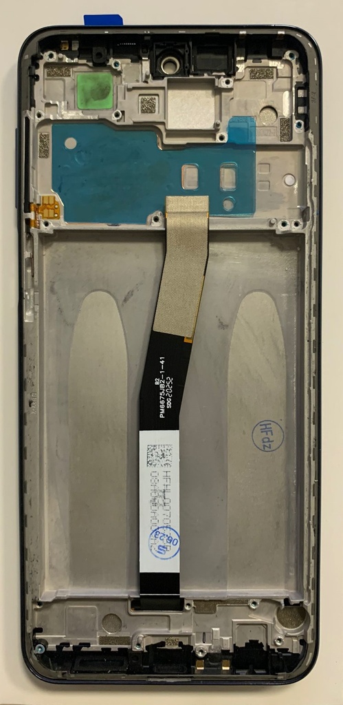 Xiaomi Display LCD Redmi Note 9 Pro Note 9S Black Con Frame Compatibile