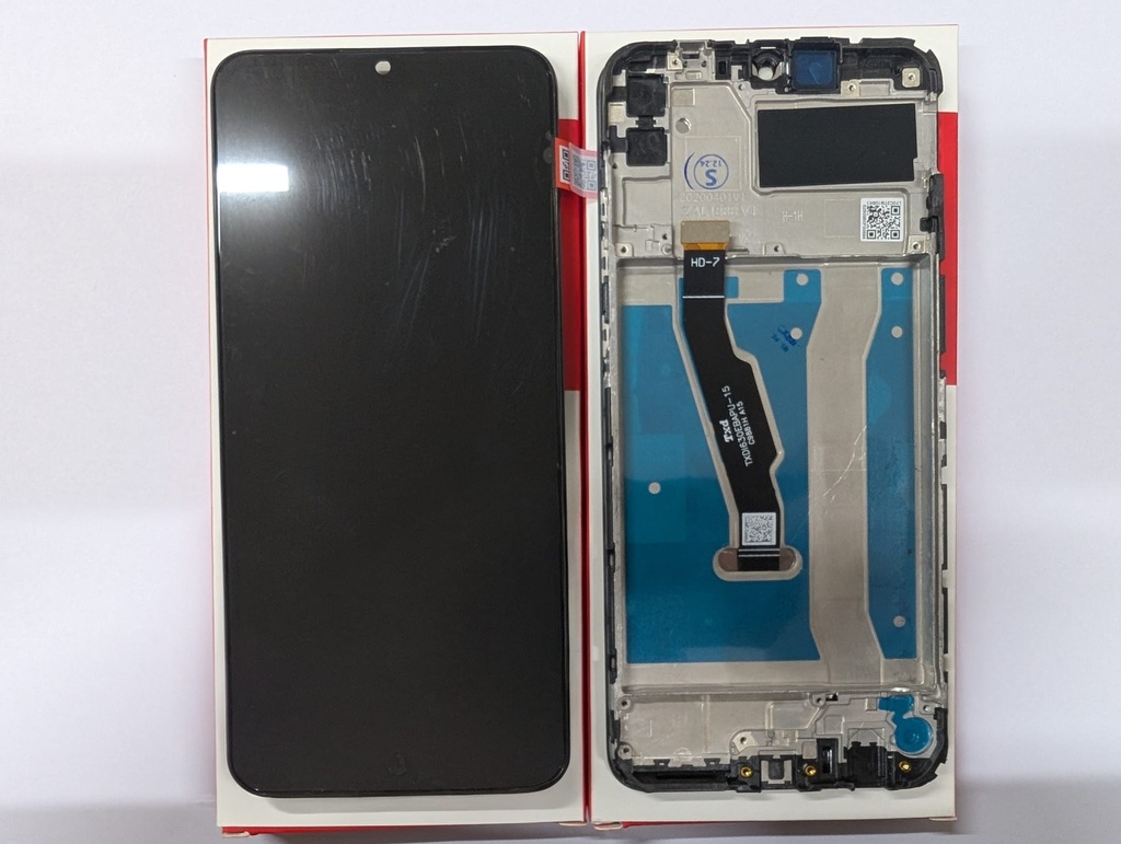 Huawei Display LCD Y6p Honor 9A Black Con Frame Compatibile