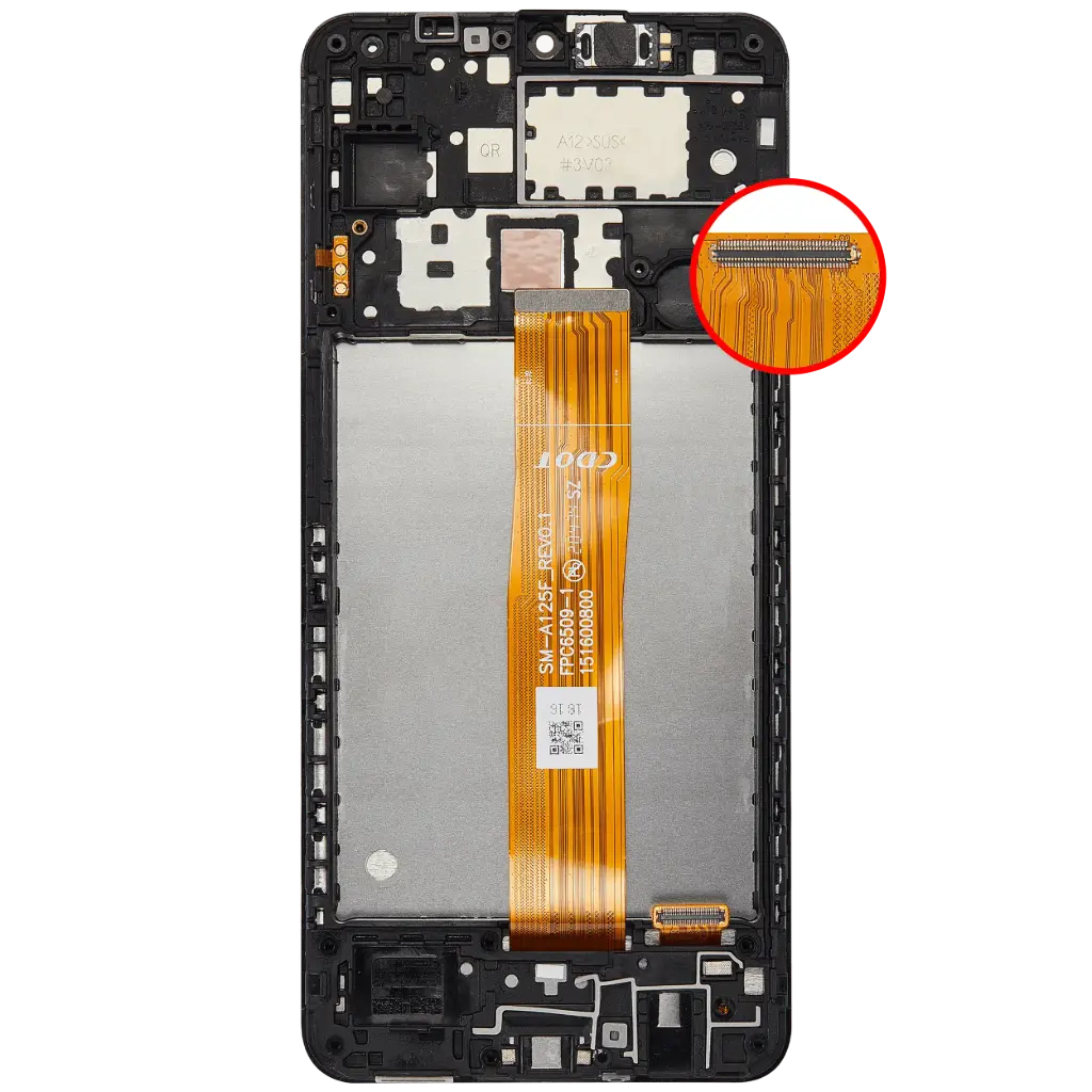 Samsung Display LCD A12 SM-A125F (Flat SM-A125F) With Frame Compatible 