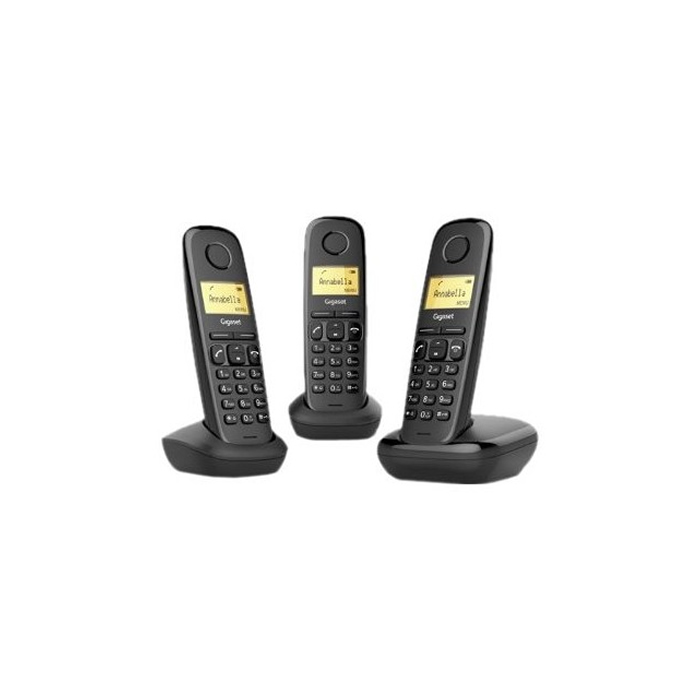 Gigaset Cordless A170 Trio Black L36852-H2802-K111