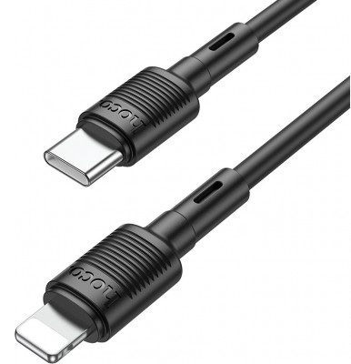 Hoco Data Cable Type-C to Lightning 20W Fast Charging (1m) Black X83