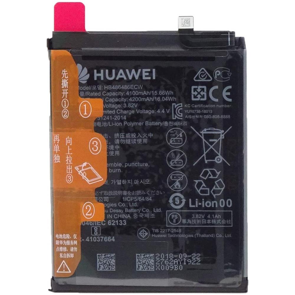 Huawei Batteria Service Pack Mate 20 Pro P30 Pro HB486486ECW 24022762 24022946 24023038