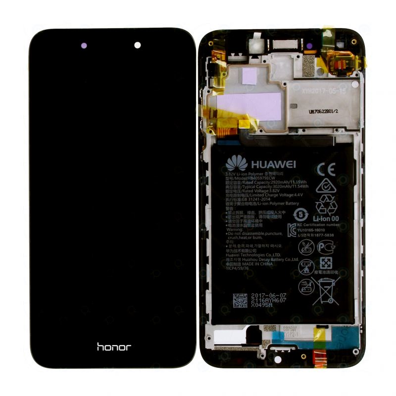 Honor Display LCD Honor 6A Gray Con Batteria 02351KTW