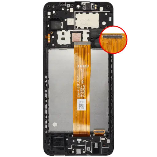 [15751] Samsung Display LCD A12 SM-A125F (Flat SM-A125F) With Frame Compatible 
