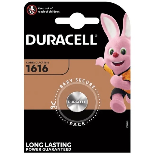 [5000394030336] Duracell Batteria al Litio 3V 1 pz CR1616 DL1616