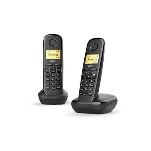 [4250366850917] Gigaset Cordless A170 Duo Black L36852-H2802-K101