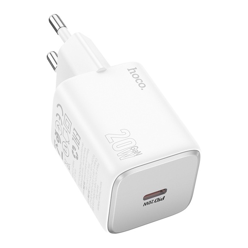 [6942007616973] Hoco Charger USB-C 20W White N40