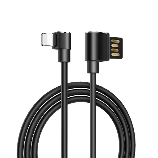 [6957531074366] Hoco Cavo Dati Type-C 90 Degrees (1.2m) Black U37