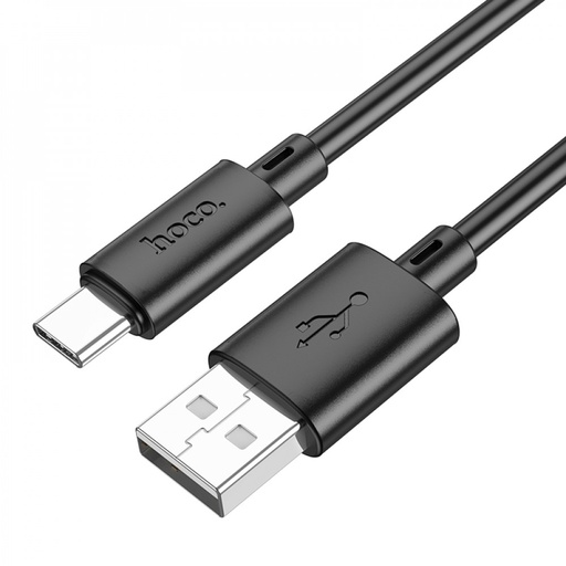 [6931474783349] Hoco Cavo Dati Type-C 3A Fast Charging (1m) PVC Black X88C.BK