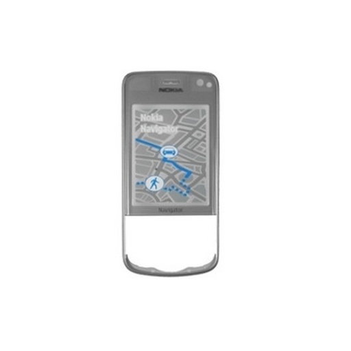 [1122] Cover frontale per Nokia 6210 Navigator grey