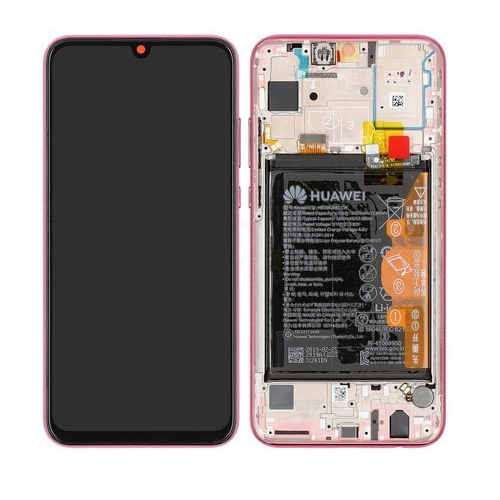 [7675] Honor Display LCD 20 Lite Red With Battery 02352QMU