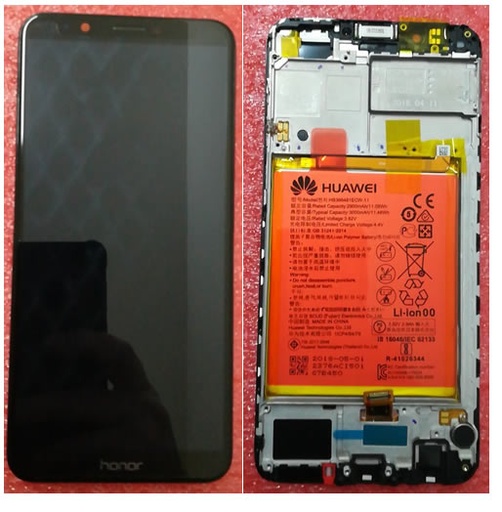 [5482] Honor Display LCD 7C Black With Battery 02351USW