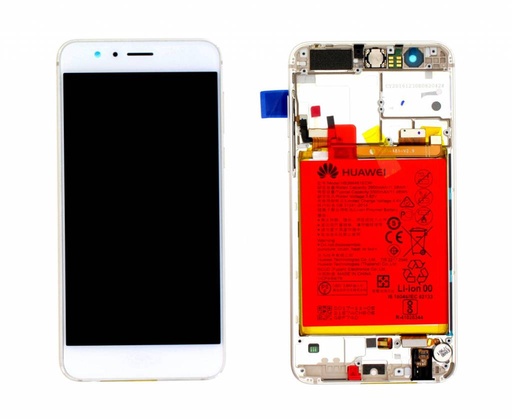 [6482] Honor Display LCD Honor 8 White With Battery 02350UEN 02350USJ