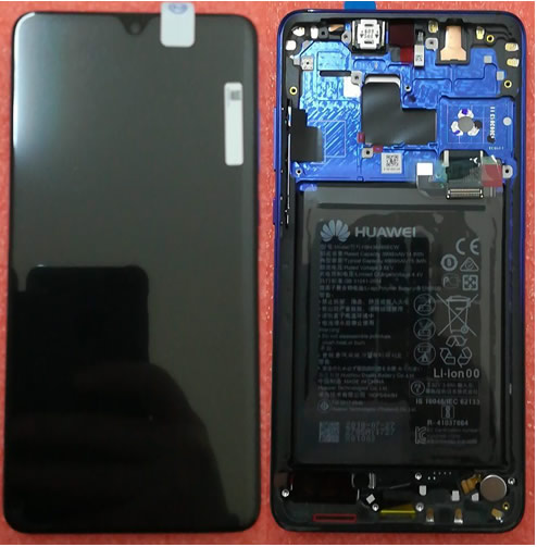 [5494] Huawei Display LCD Mate 20 Twilight With Battery 02352FRA