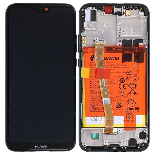 [3358] Huawei Display LCD P20 Lite ANE-LX1 Black With Battery 02351VPR 02351XTY