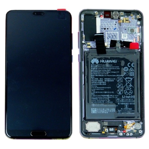 [3390] Huawei Display LCD P20 Pro CLT-L09 Black With Battery 02351WQK 02351WQE
