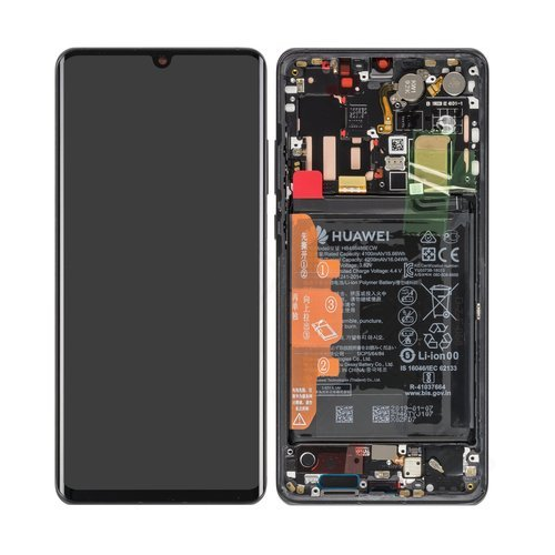 [15220] Huawei Display LCD P30 Pro Black Con Batteria 02354NAC
