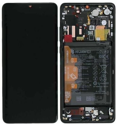 [16469] Huawei Display LCD P30 Pro Black Grade A With Battery 02353SDD 02354NAF 02354NAK 02355MUL 02355UMW 02355UNB 